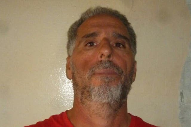 <p>Italian drug lord Rocco Morabito pictured in 2017 after he was arrested in Uruguay following more than 20 years on the run</p>