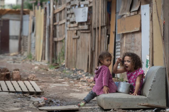 Virus Outbreak Brazil Poverty Comeback