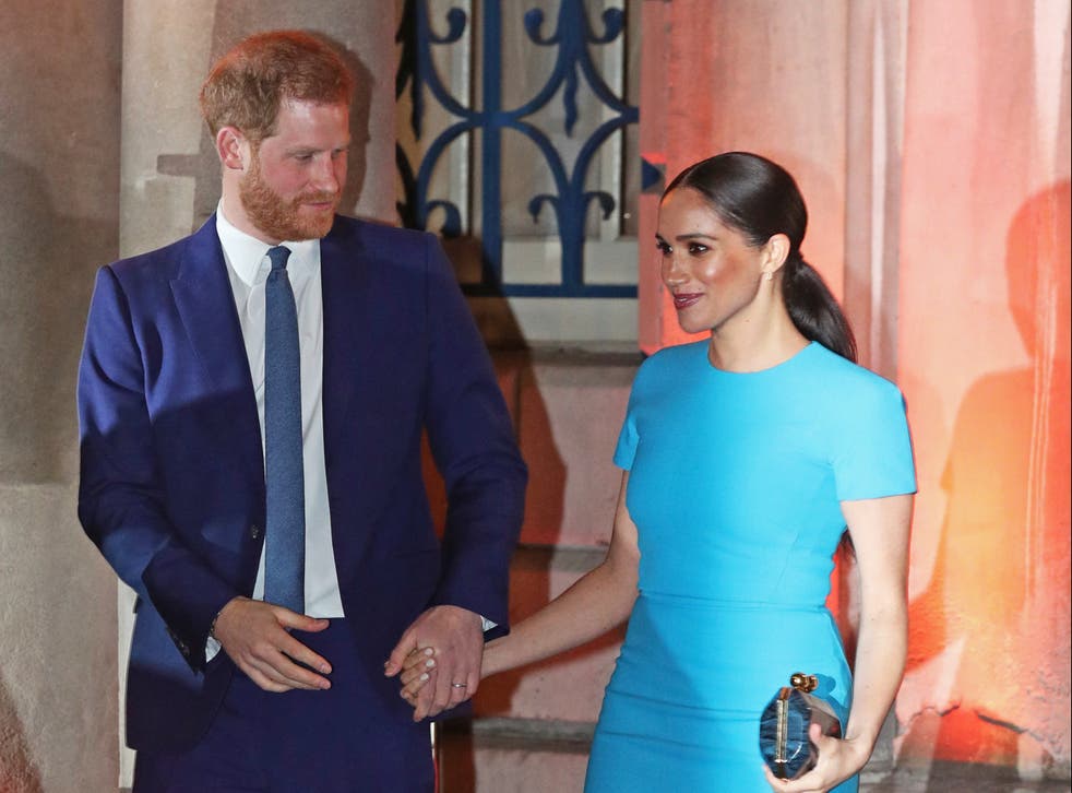 The Duke and Duchess of Sussex leave Mansion House in London after attending the Endeavour Fund Awards