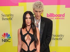 Megan Fox jokingly points out issue with her and Machine Gun Kelly’s Billboard Music Award photos