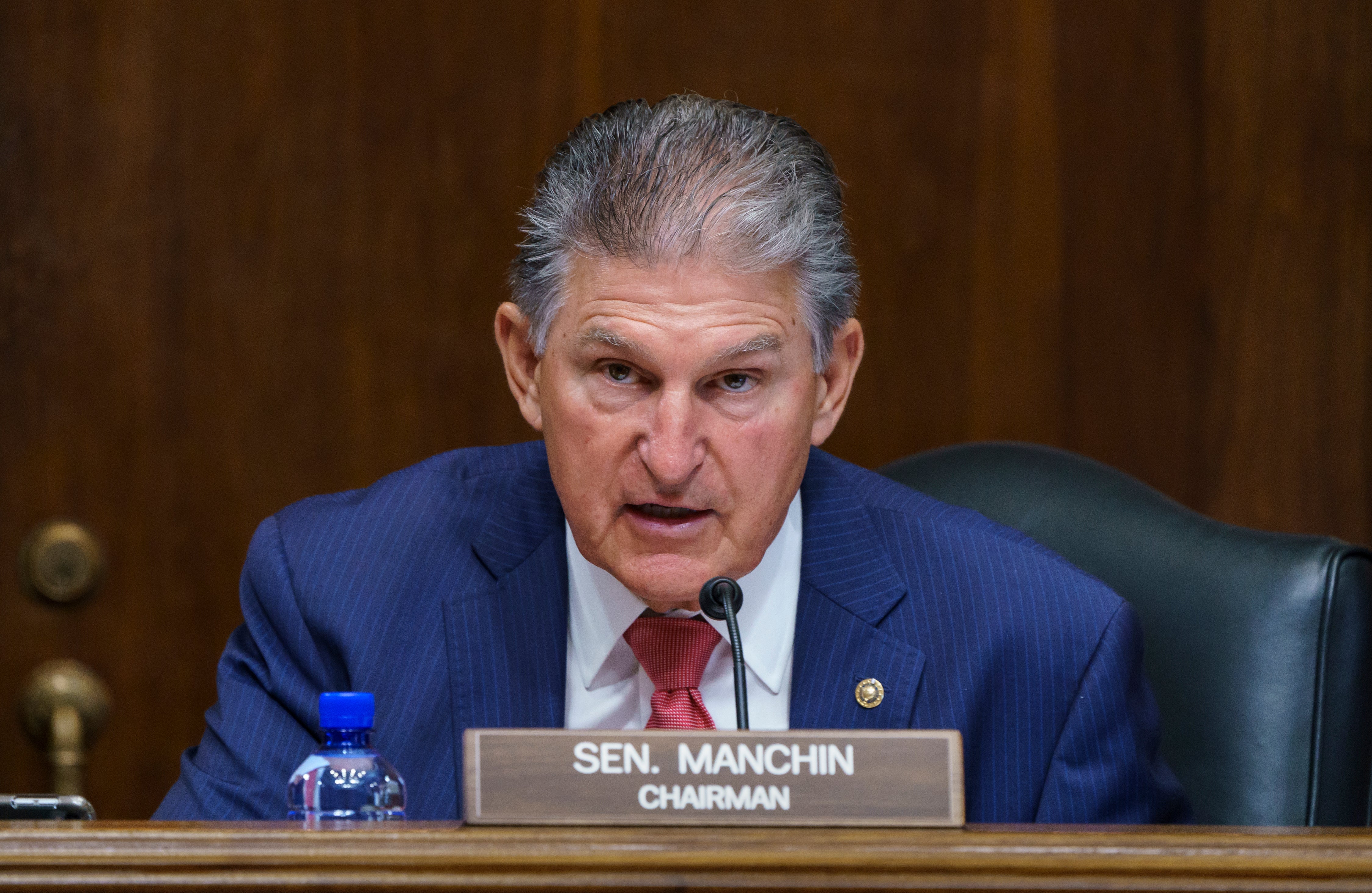 Senator Joe Manchin, a centrist Democrat, said he was ‘very disappointed’ with the vote