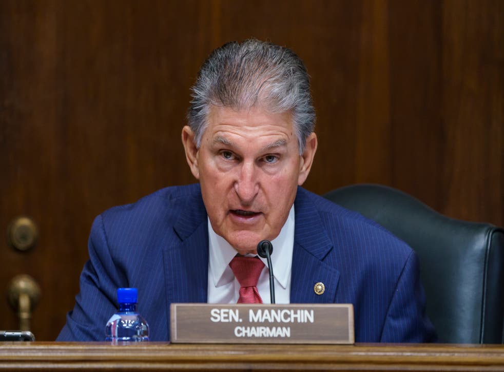 <p>Senator Joe Manchin, a centrist Democrat, said he was ‘very disappointed’ with the vote</p>
