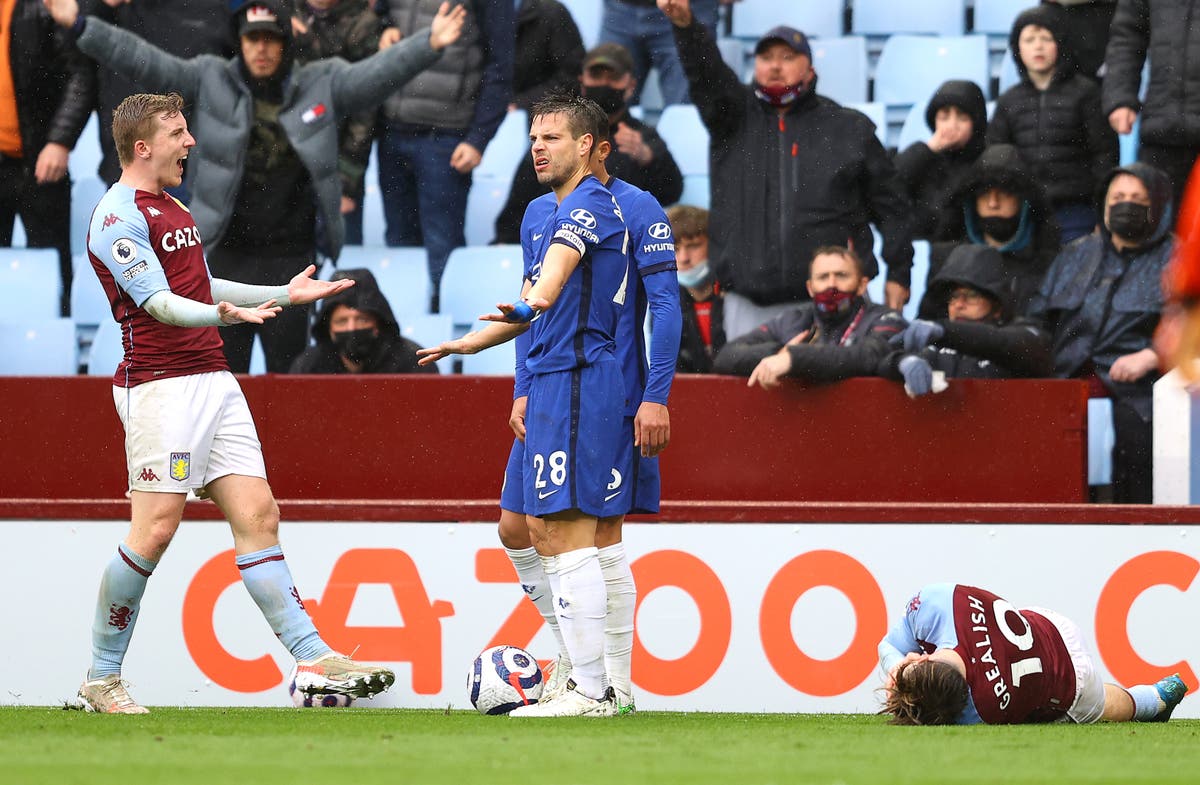 FA overturns Chelsea captain Cesar Azpilicueta&rsquo;s red card from Aston Villa game