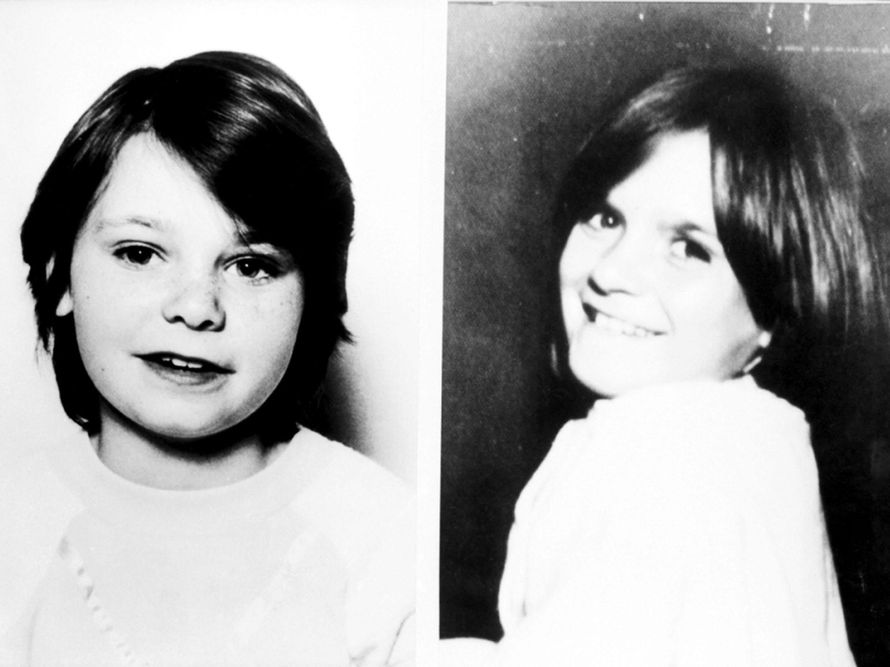 File photos of Karen Hadaway (left) and Nicola Fellows who were found sexually assaulted and strangled in a woodland den in Brighton in October 1986
