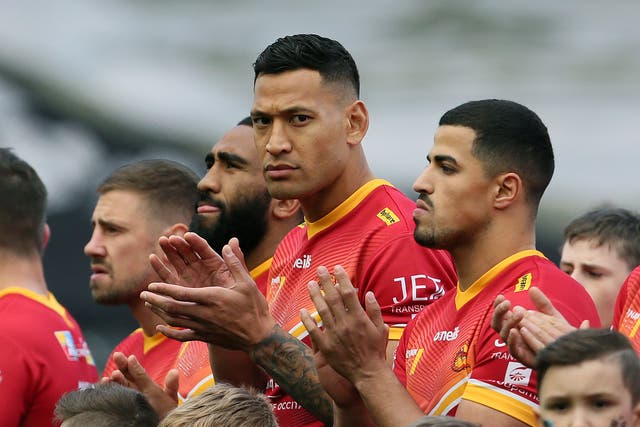 Israel Folau's future remains in limbo after Queensland Rugby League blocked his registration until he is released by Catalans Dragons