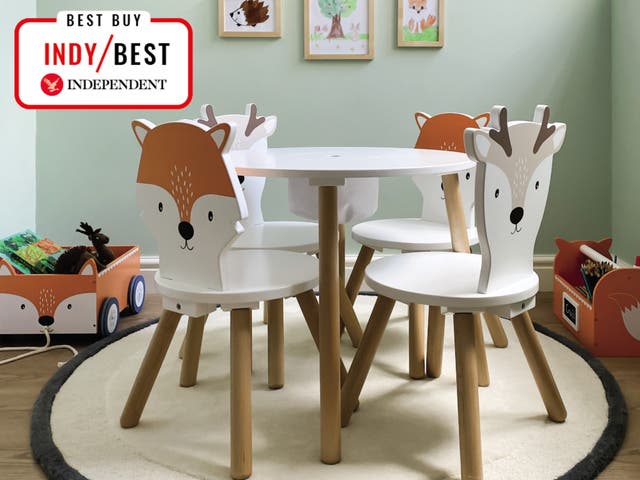Kids Tables And Chairs Best Wooden, S Shaped Chair For Two Year Old