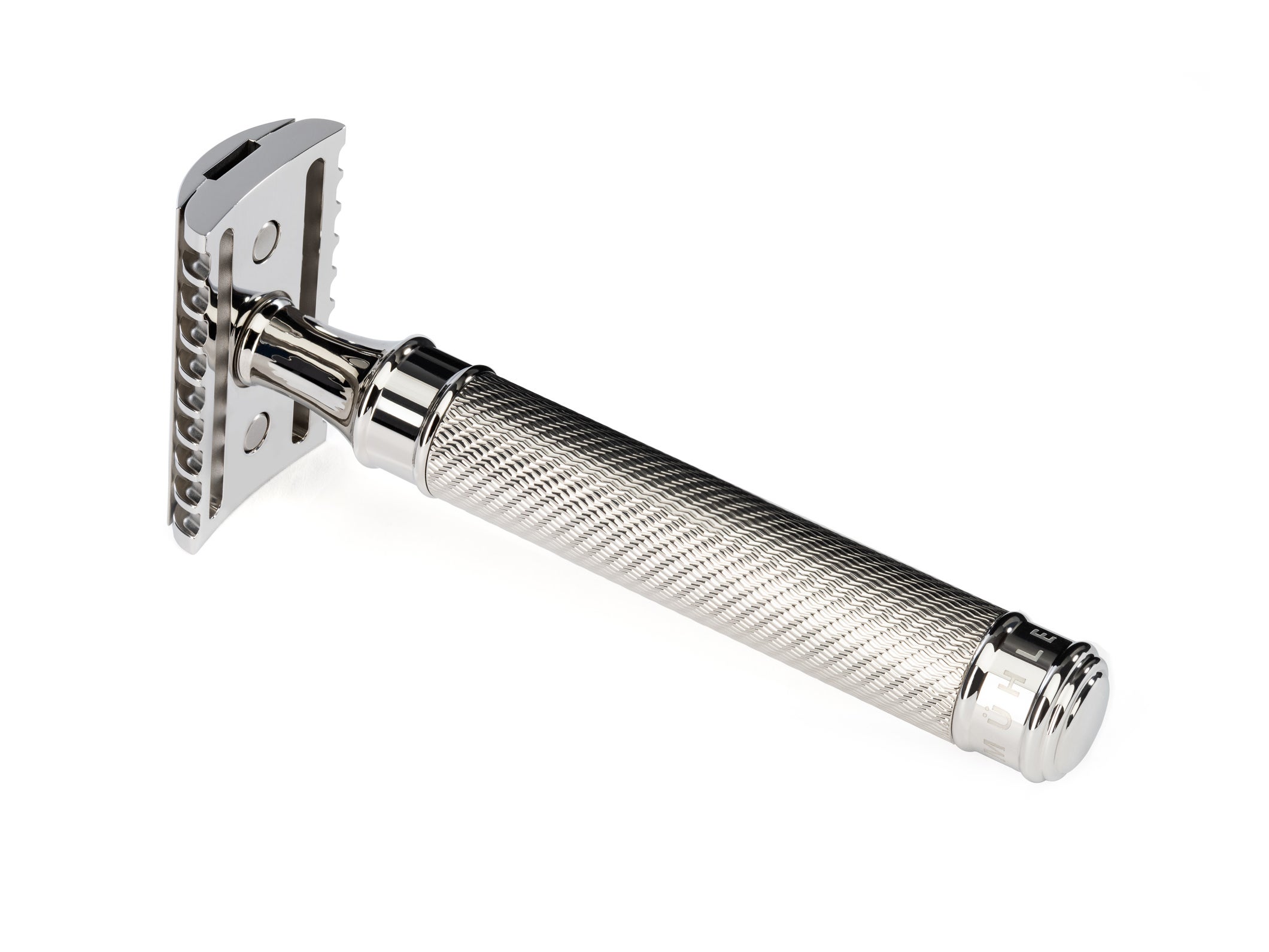 90mm mini short handle Safety Razor handle para caballeros vintage rasierhobel 