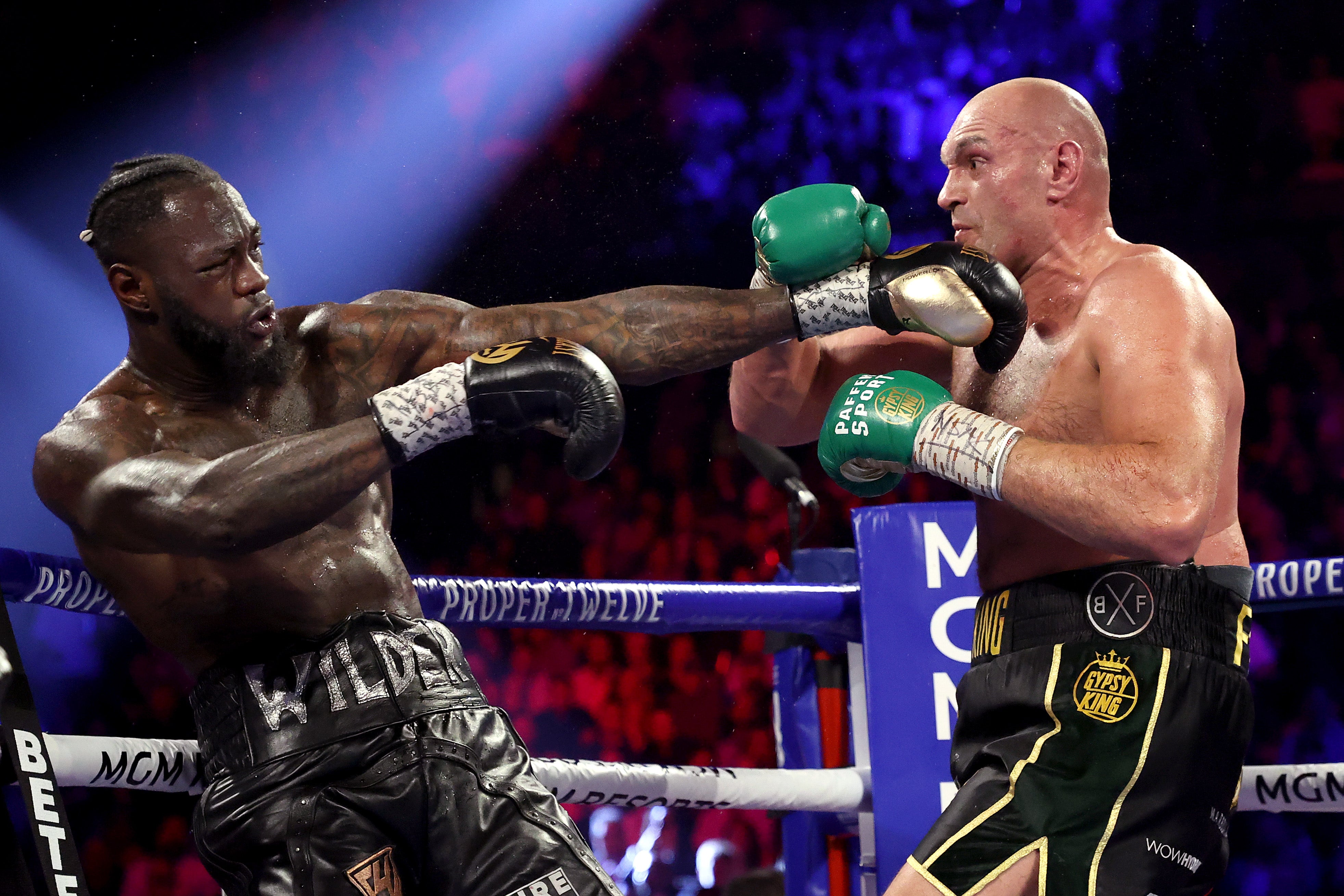 Deontay Wilder was defeated by Tyson Fury in their second heavyweight title fight