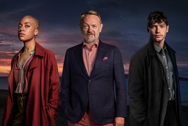 <p>Jared Harris as the sinister George Rattery in new Britbox series ‘The Beast Must Die’</p>