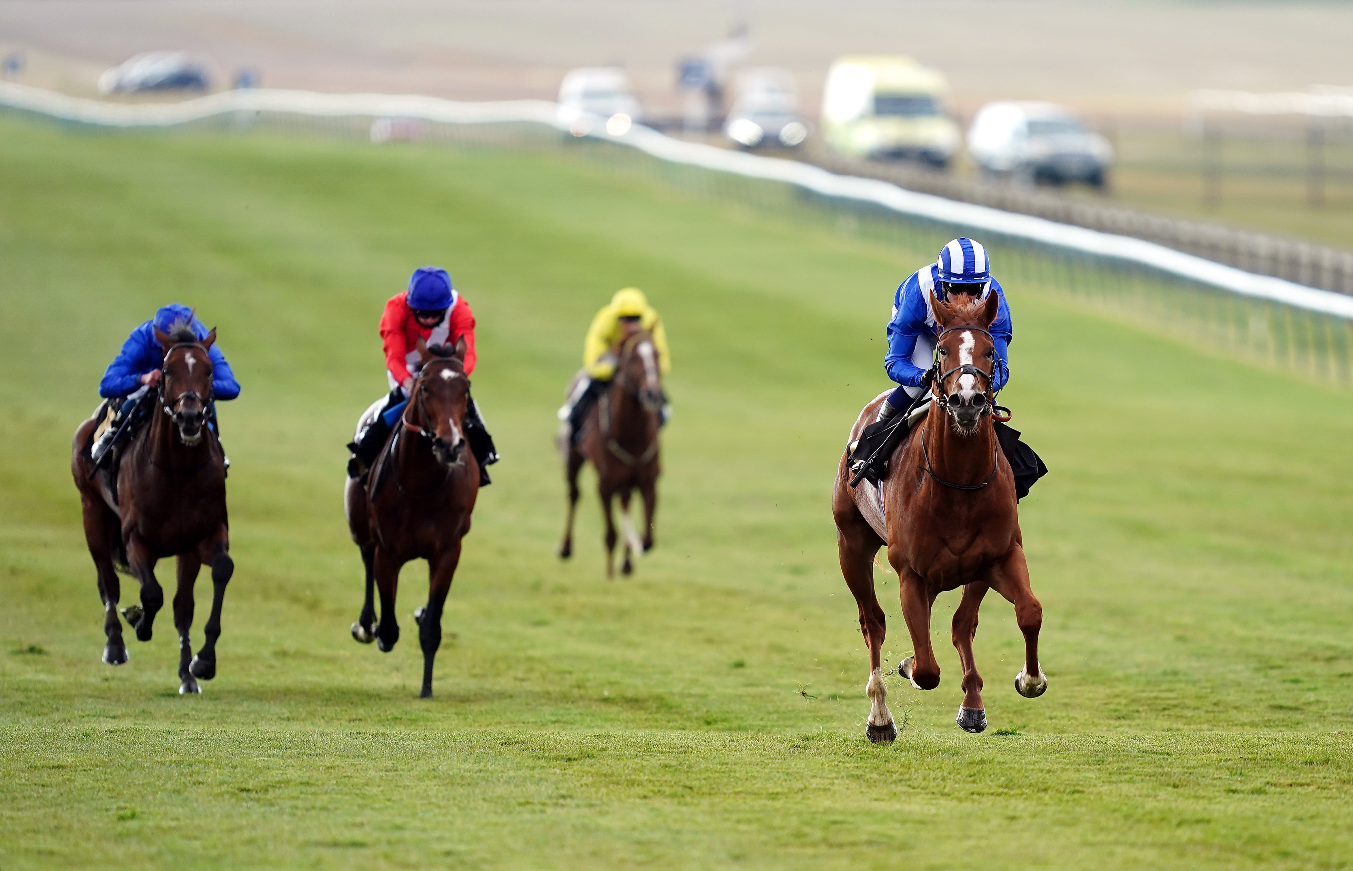 Mohaafeth had another trip to Newmarket on Wednesday having won there twice easily this season