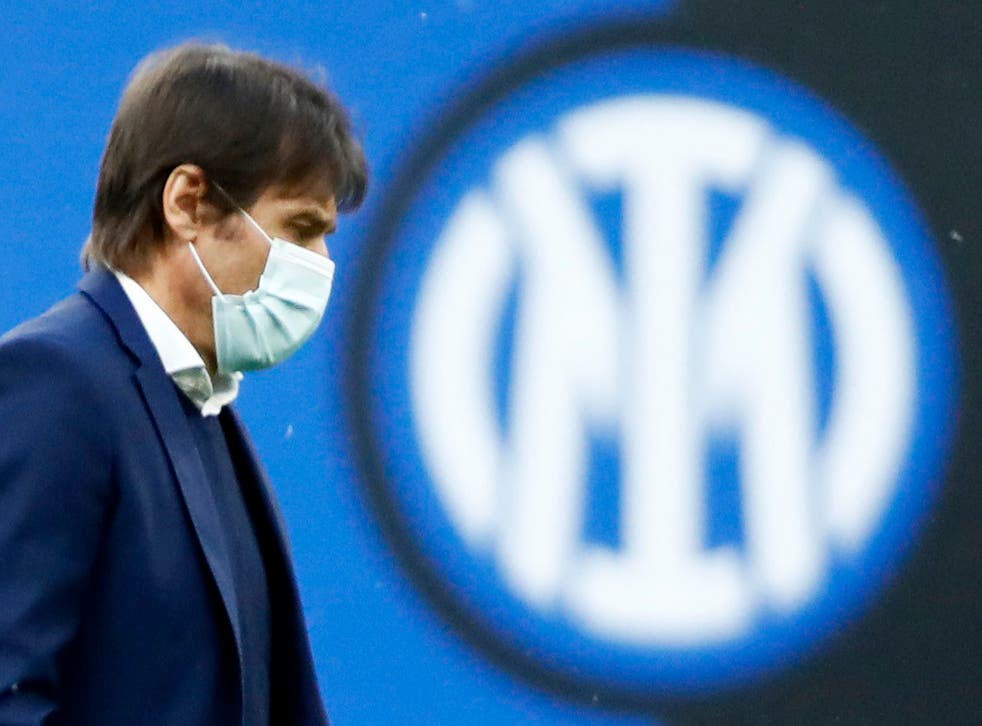 Antonio Conte left Inter Milan after leading them to the title