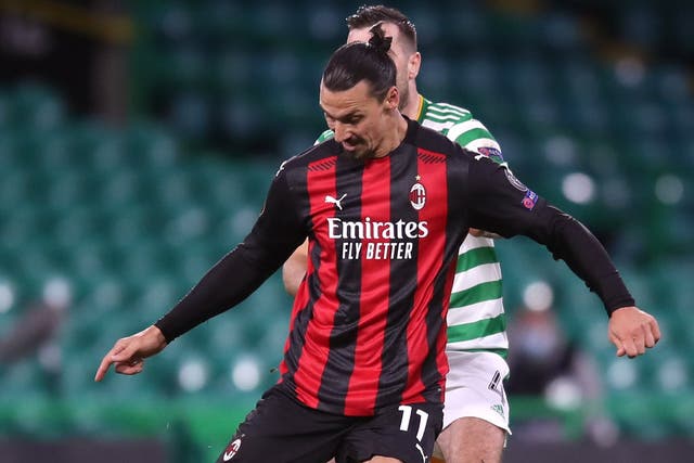 AC Milan’s Zlatan Ibrahimovic (left) has been fined over a breach of betting regulations