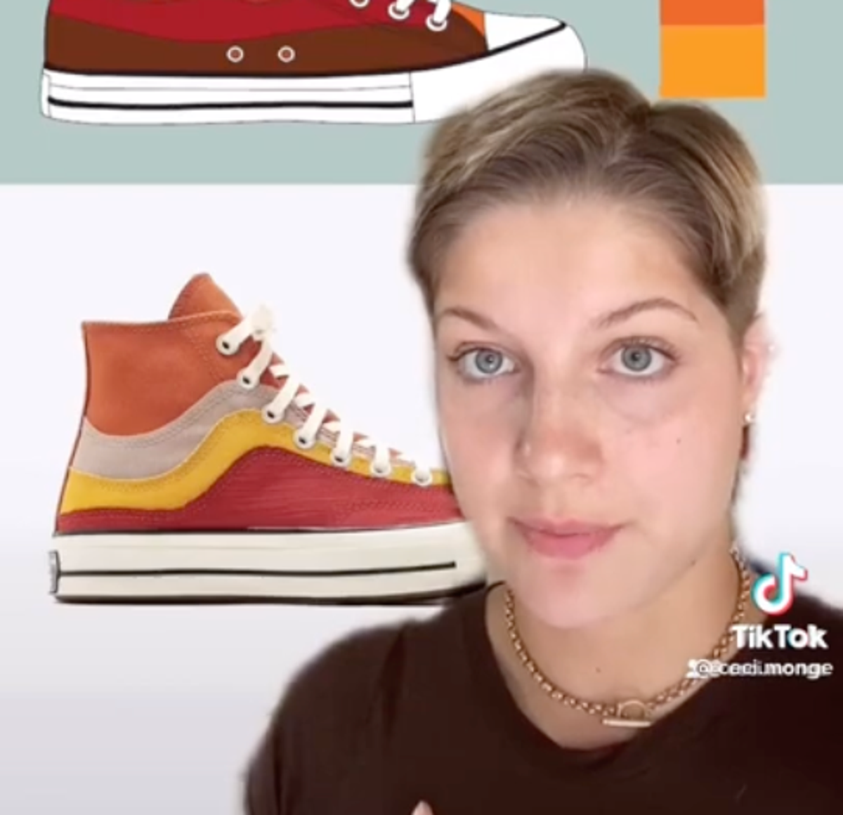 TikToker accuses Converse of stealing her shoe designs 