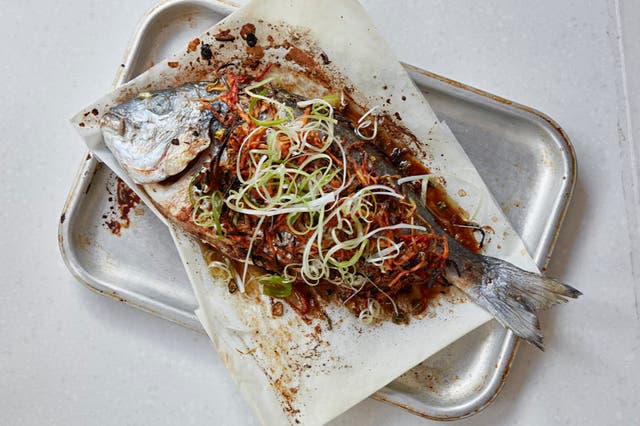 <p>Chinese sea bream: one way of ordering at Prawn on the Lawn is to opt for the fish fresh off the boat that day, cooked simply with your choice of sauce</p>