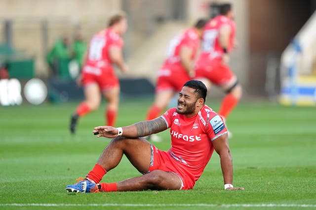 Manu Tuilagi has not played since damaging his achilles in September