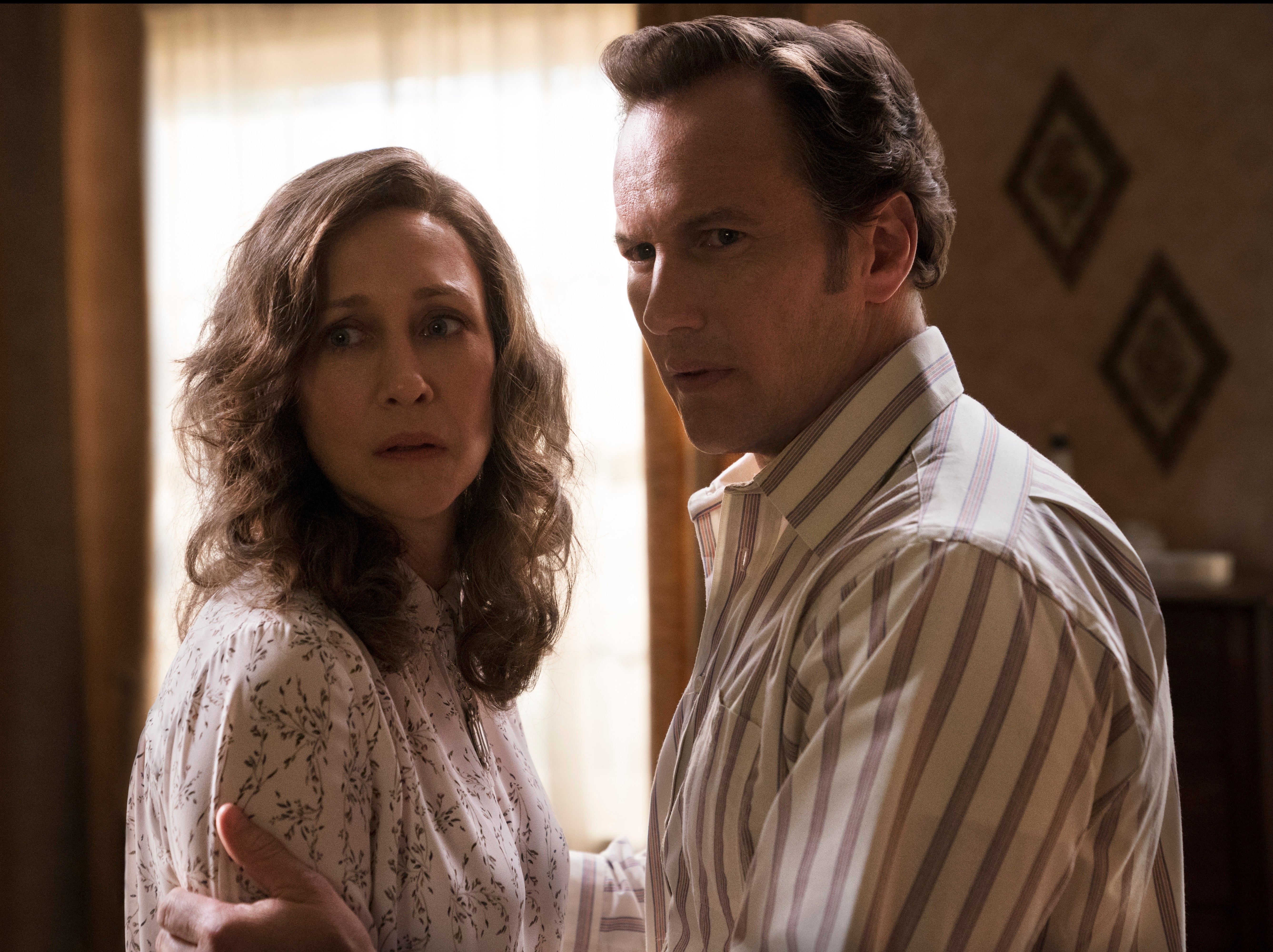 Paranormal investigators Ed and Lorraine Warren, played by Patrick Wilson and Vera Farmiga, were also married