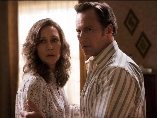 <p>Paranormal investigators Ed and Lorraine Warren, played by Patrick Wilson and Vera Farmiga, were also married </p>