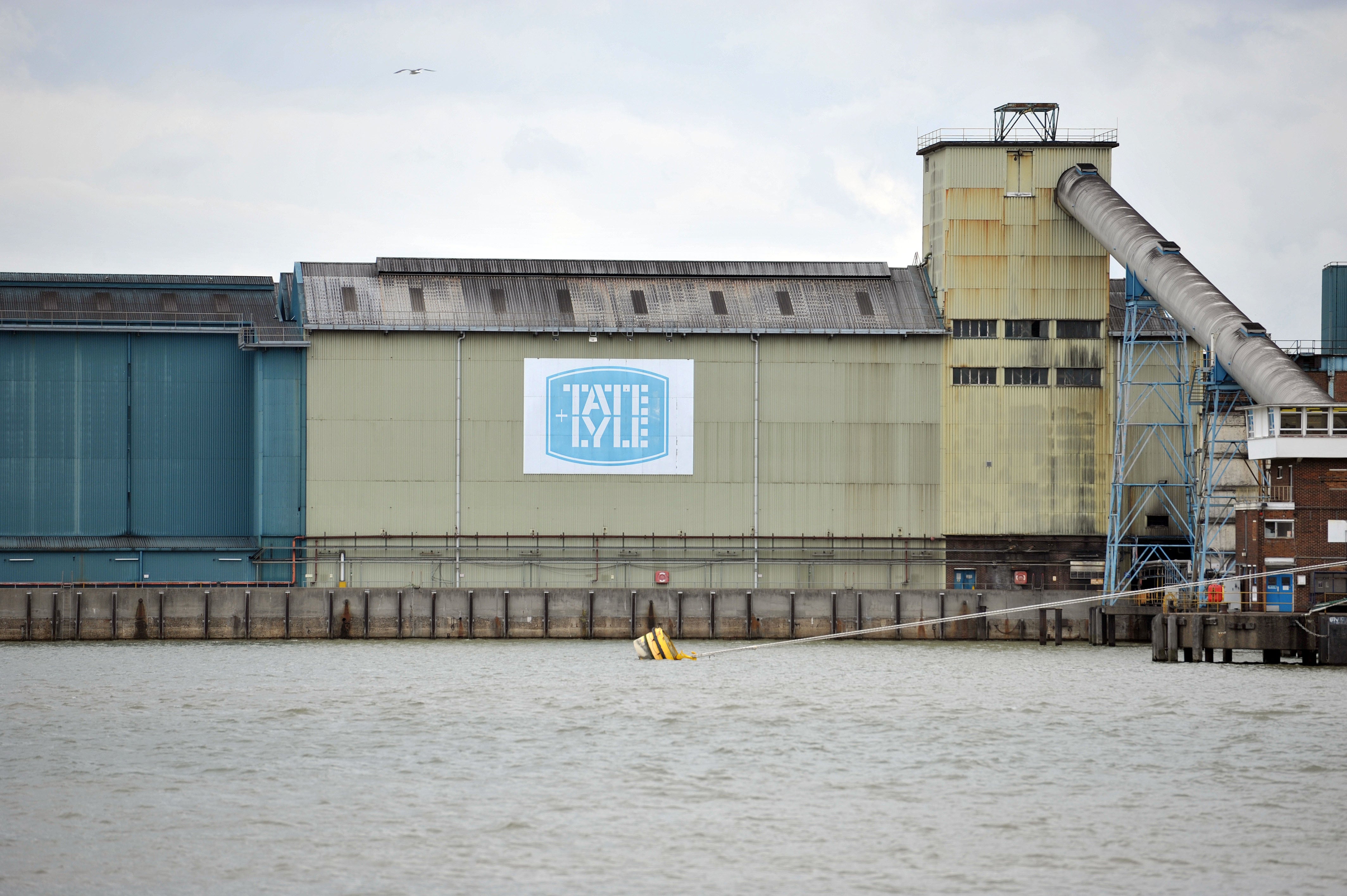 The Tate and Lyle sugar factory in Silvertown, east London