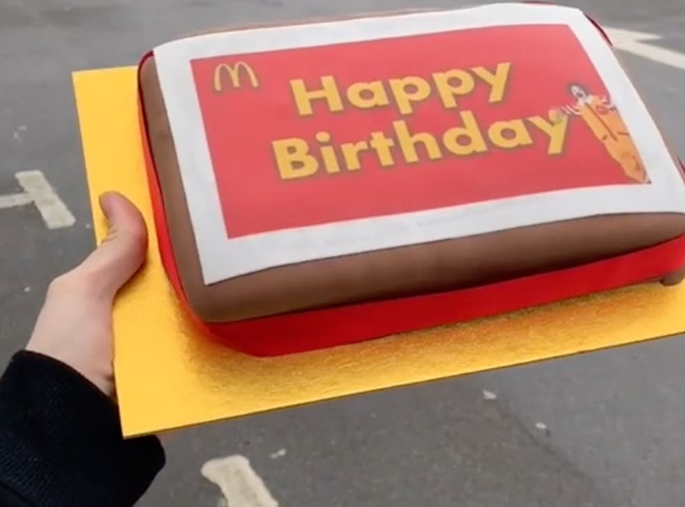 Mcdonald S Man Claims Fast Food Restaurant Sells A Secret Birthday Cake Indy100