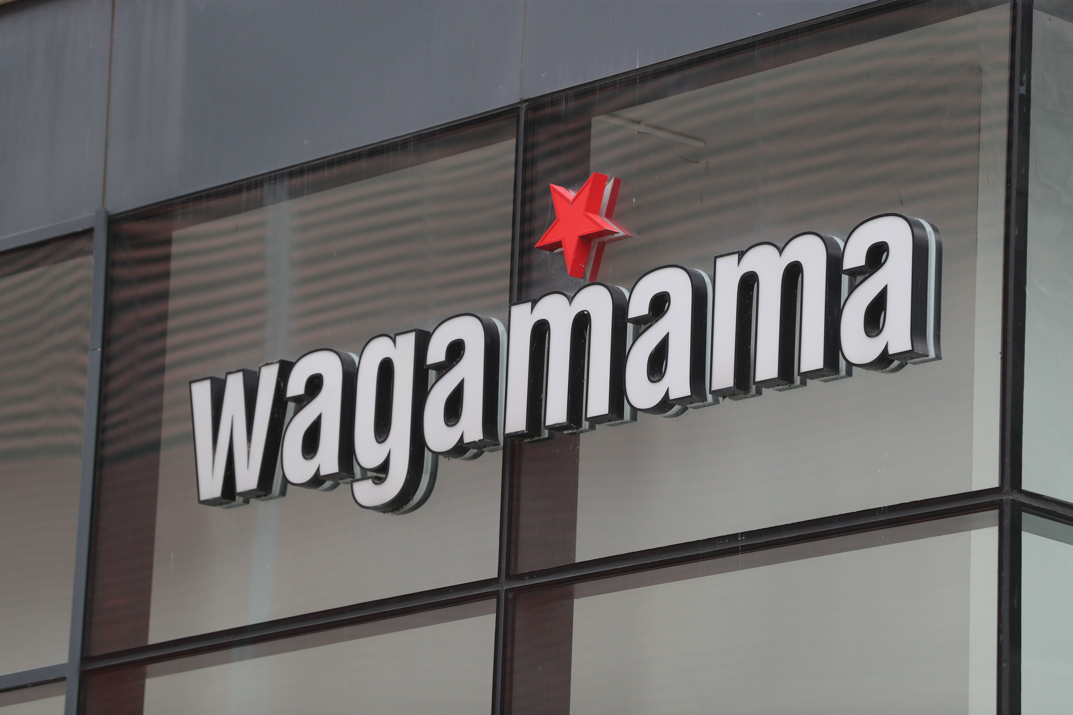 A Wagamama sign