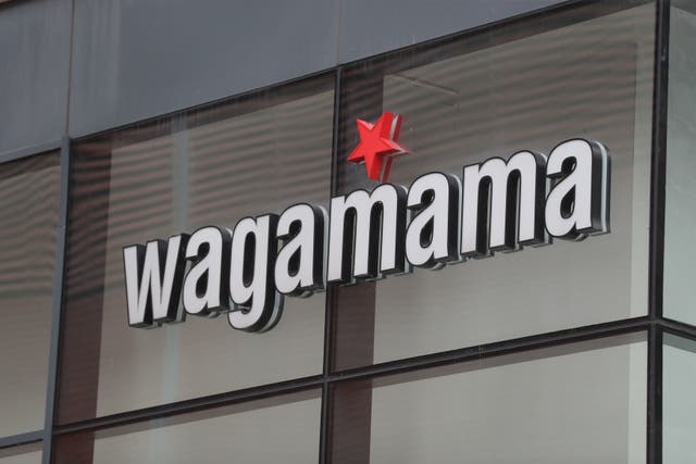 A Wagamama sign
