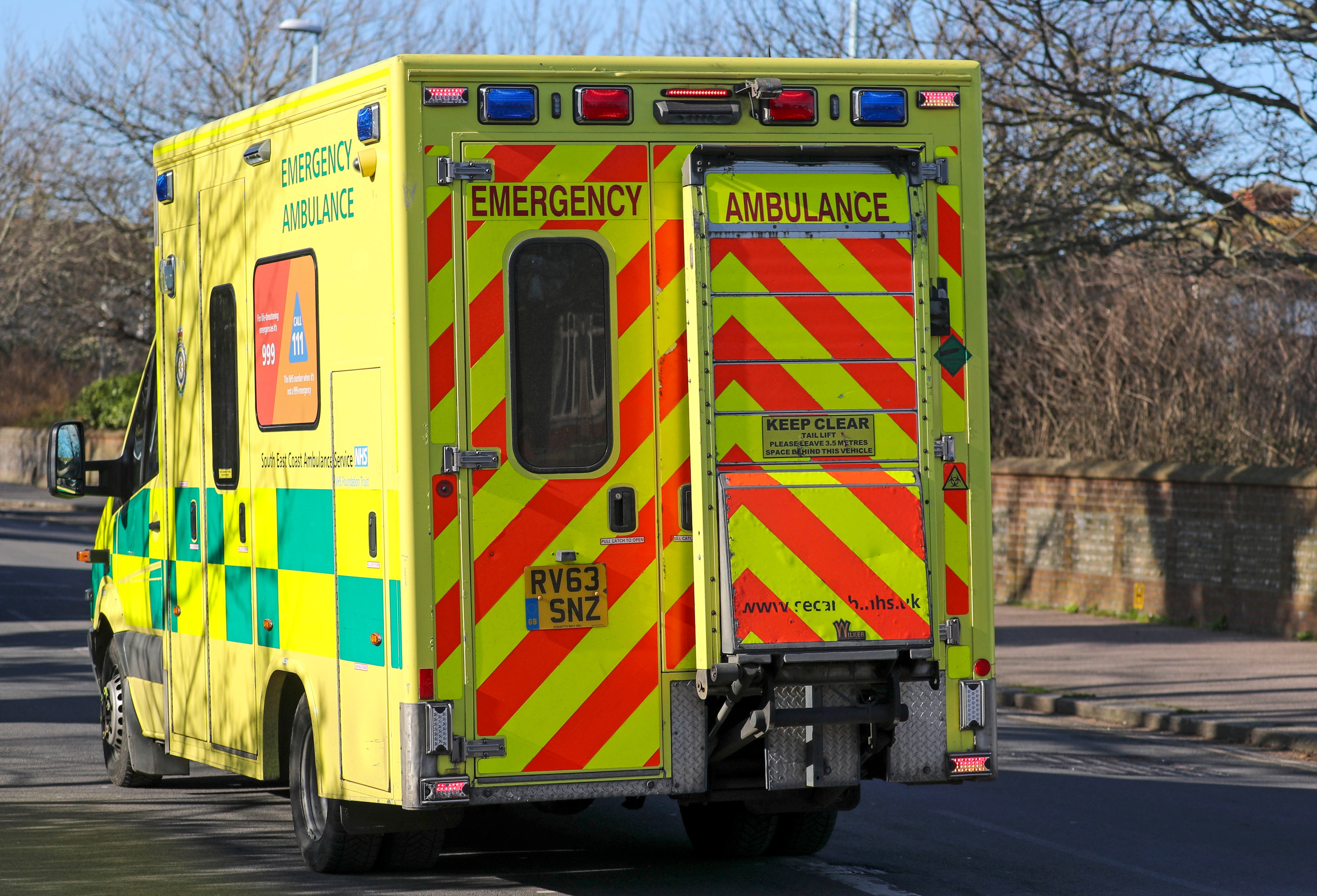 An ambulance
