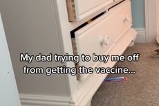 TikTok of anti-vaxx father offering daughter bribe to avoid jab highlights teens’ Covid battle against parents