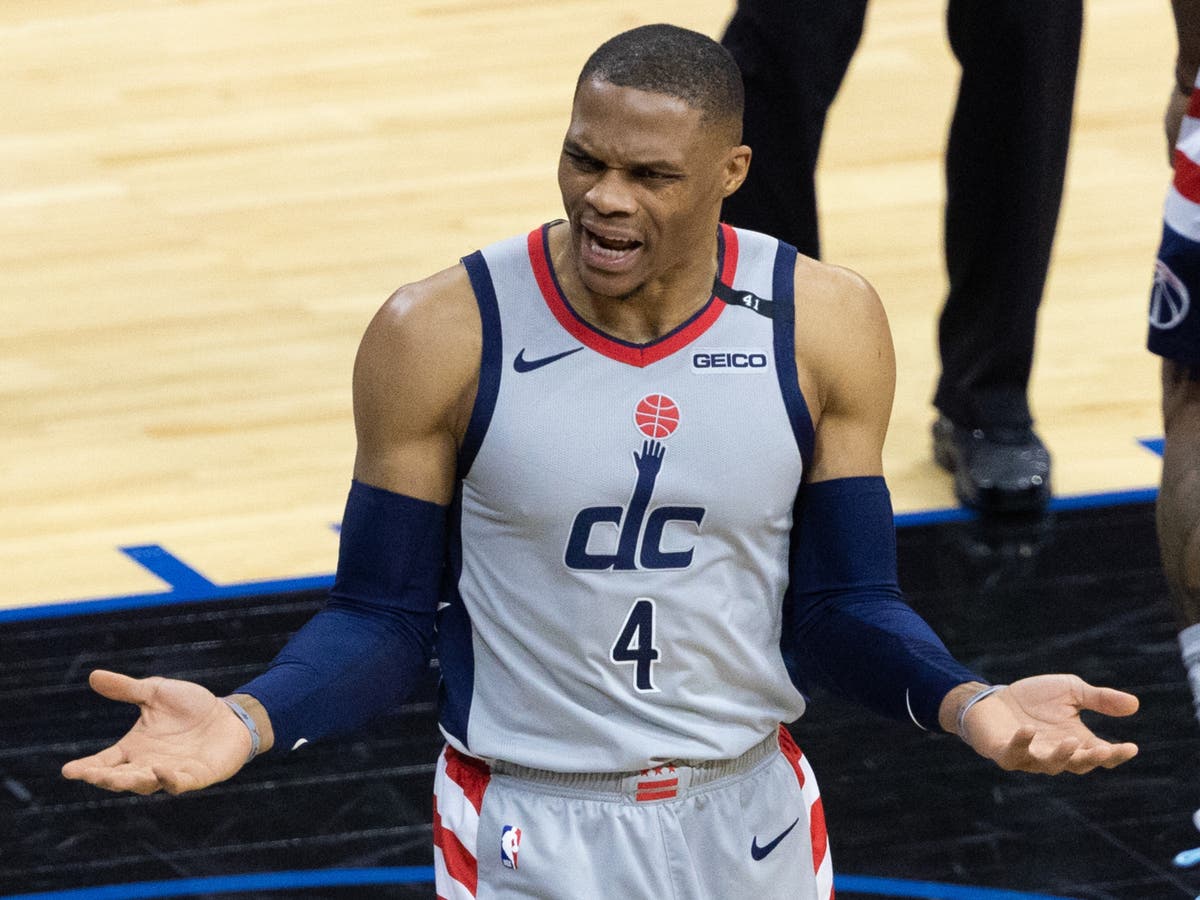 76ers fan banned indefinitely from NBA games for throwing popcorn on Wizards’ Russell Westbrook