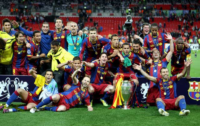 Barcelona won their third Champions League title in six years with a 3-1 victory over Manchester United at Wembley