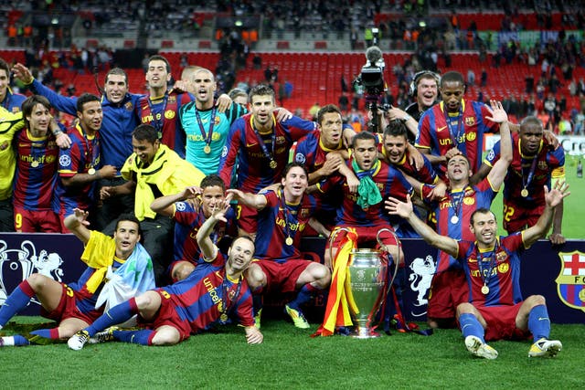 Barcelona won their third Champions League title in six years with a 3-1 victory over Manchester United at Wembley