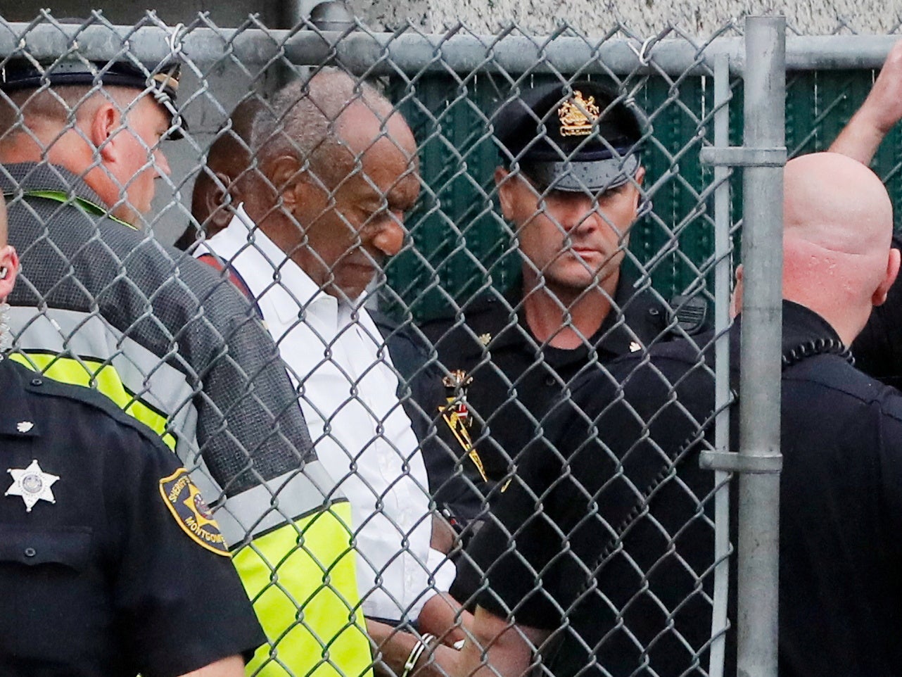 Bill Cosby, pictured leaving the Montgomery County Courthouse in 2018