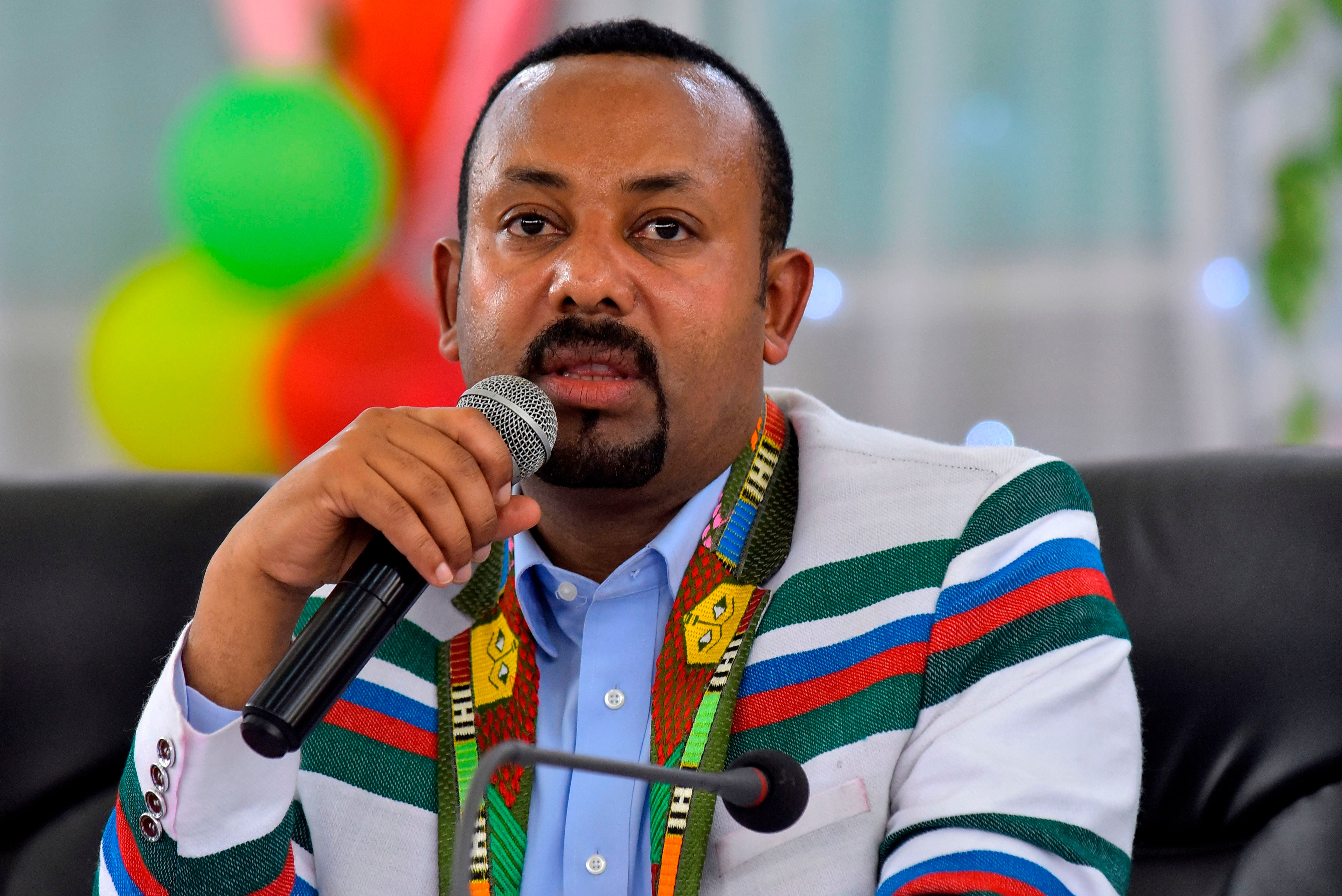 <p>Abiy Ahmed won the 2019 Nobel Peace Prize which noted work on ‘discontinuing media censorship’</p>