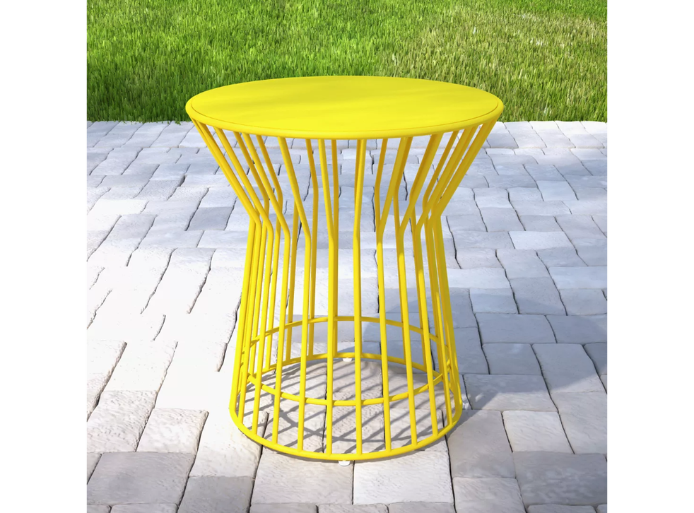 Best Outdoor Table Big Small And, Simplify Half Round Accent Table