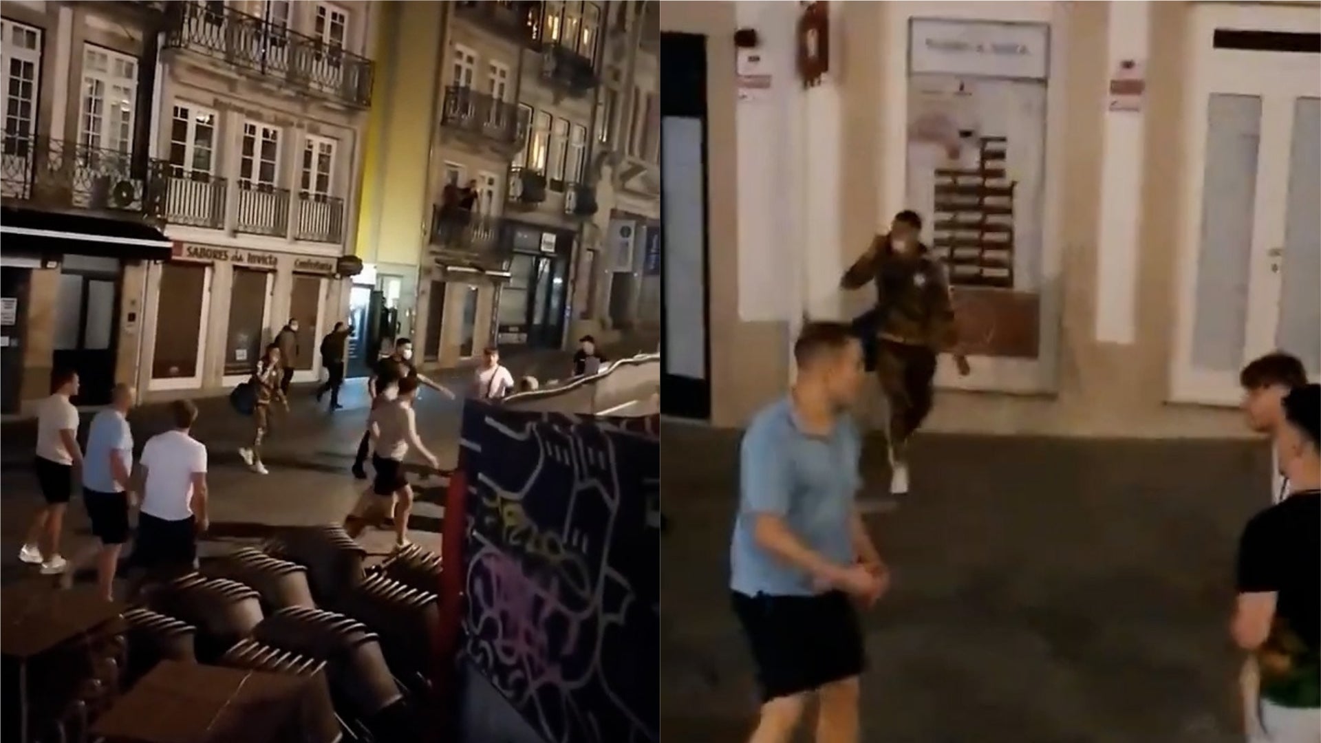 Fans clash in Porto