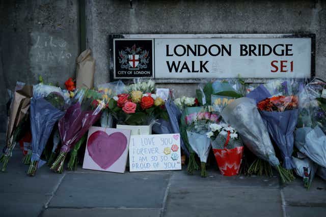 <p>Khan’s  November 2019 attack used modus operandi that had been popularised by previous Isis-inspired attackers, including knives and a fake suicide vest</p>