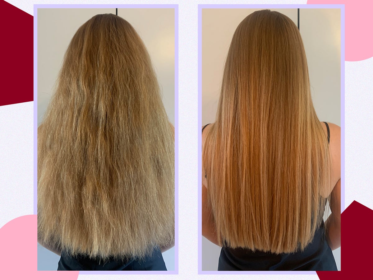 Owow at-home keratin hair treatment kit review 2021 | The Independent