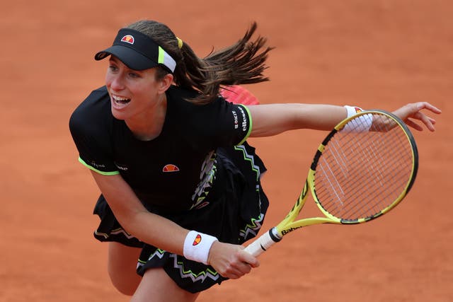 Johanna Konta is looking to find her form on the Parisian clay