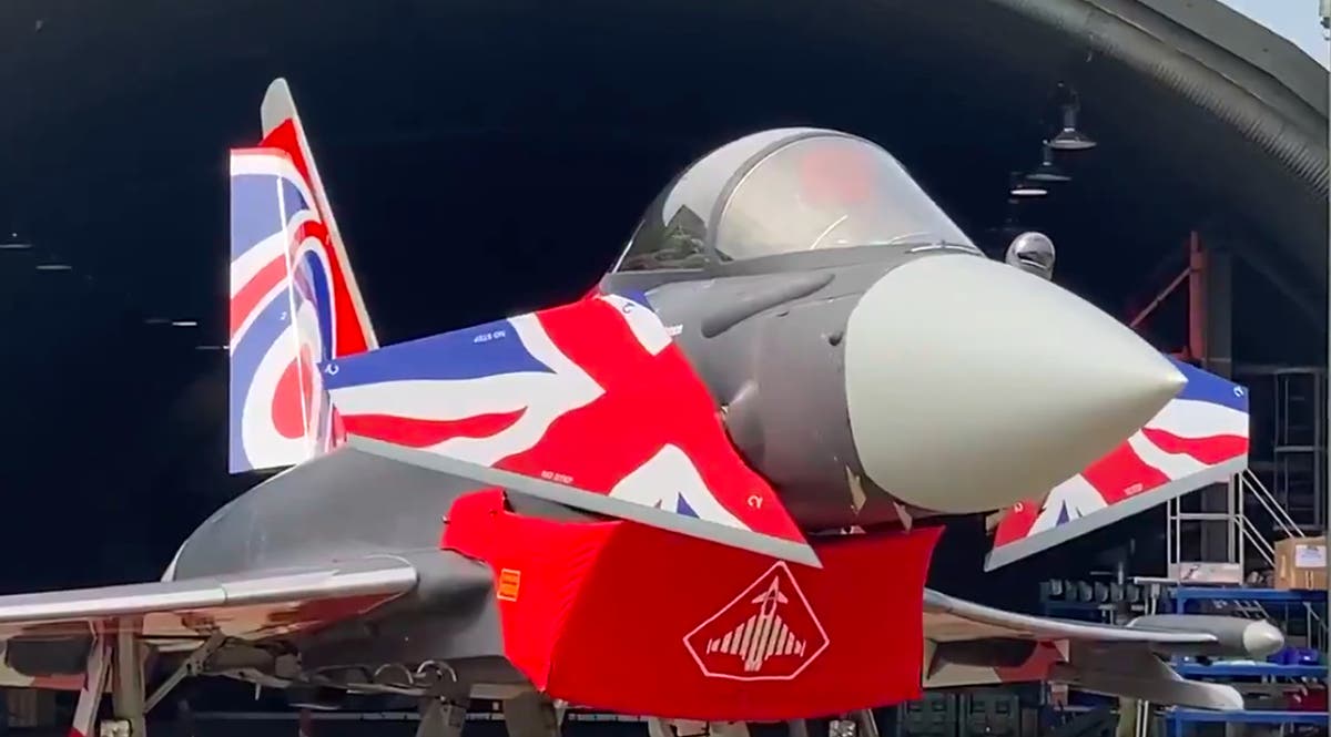 Royal Air Force unveils new Union Jack colour scheme for display aircraft