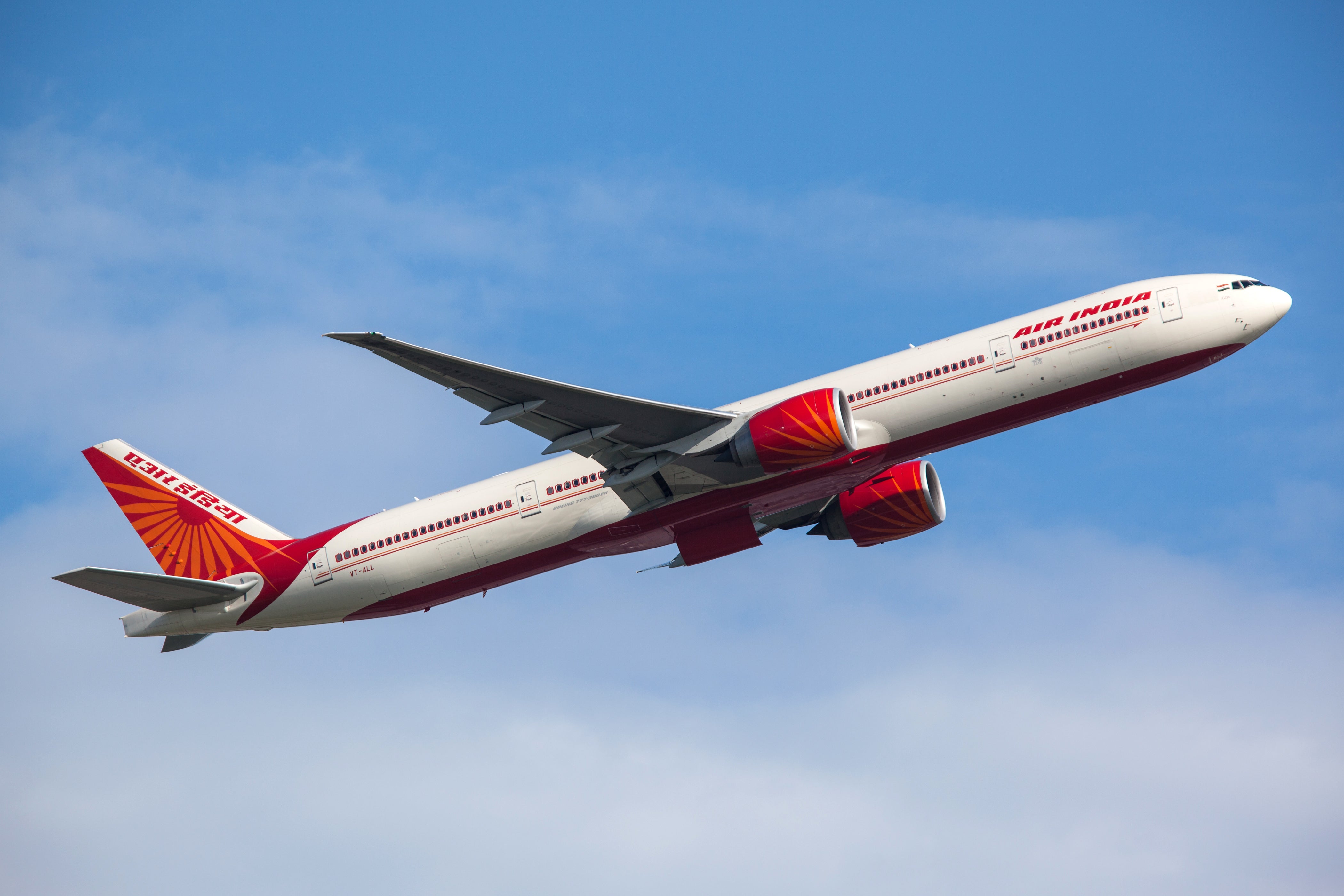 The Air India Boeing 777-300ER was fumigated and passengers put on another aircraft