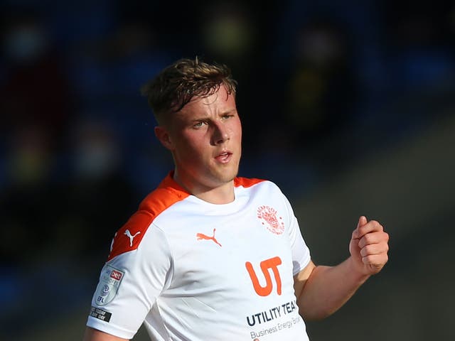 Blackpool defender Dan Ballard