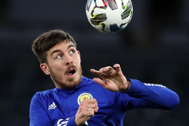 Scotland’s Declan Gallagher was 28 when he made his debut against Cyprus