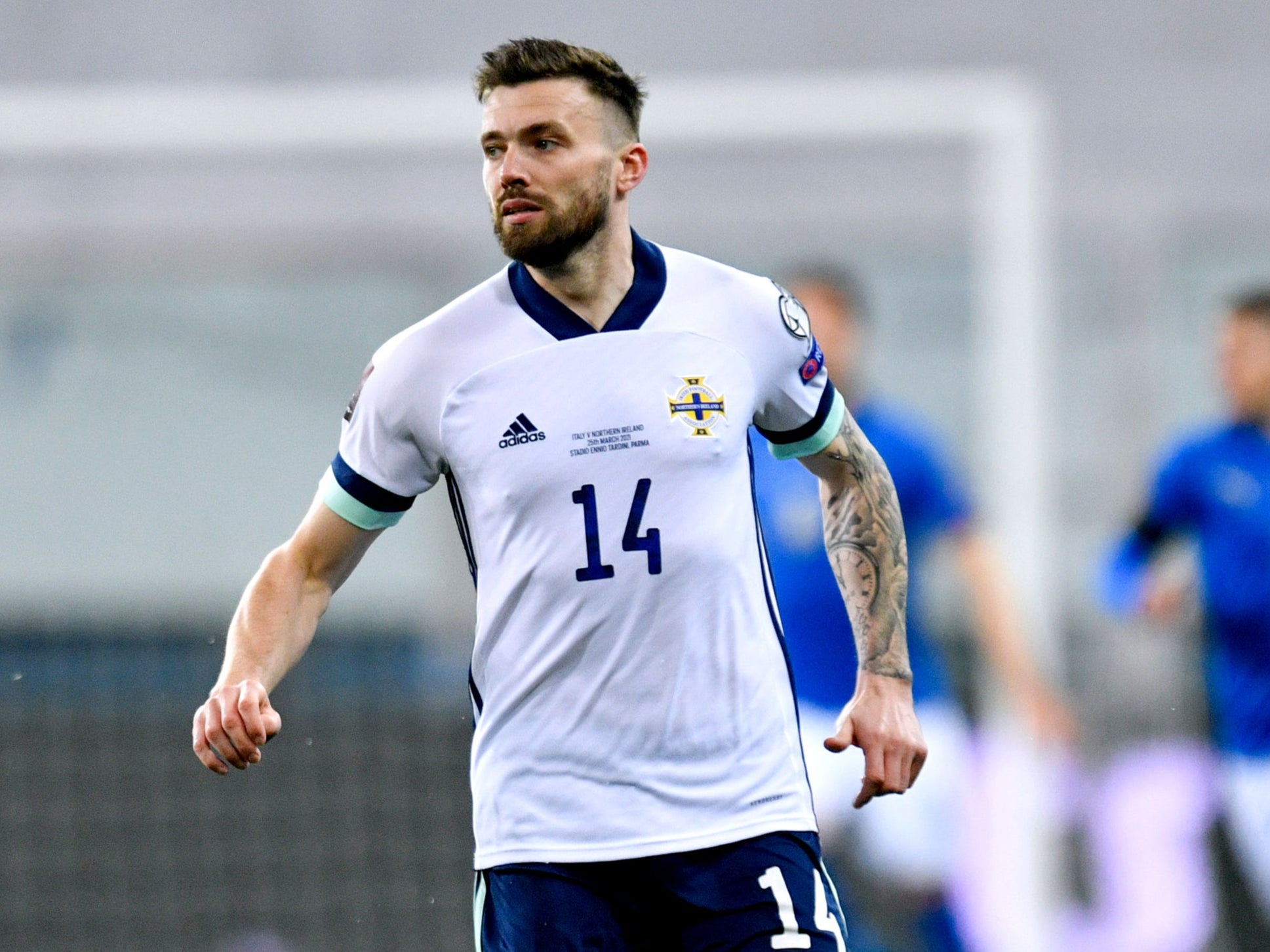 <p>Leeds’ Stuart Dallas</p>