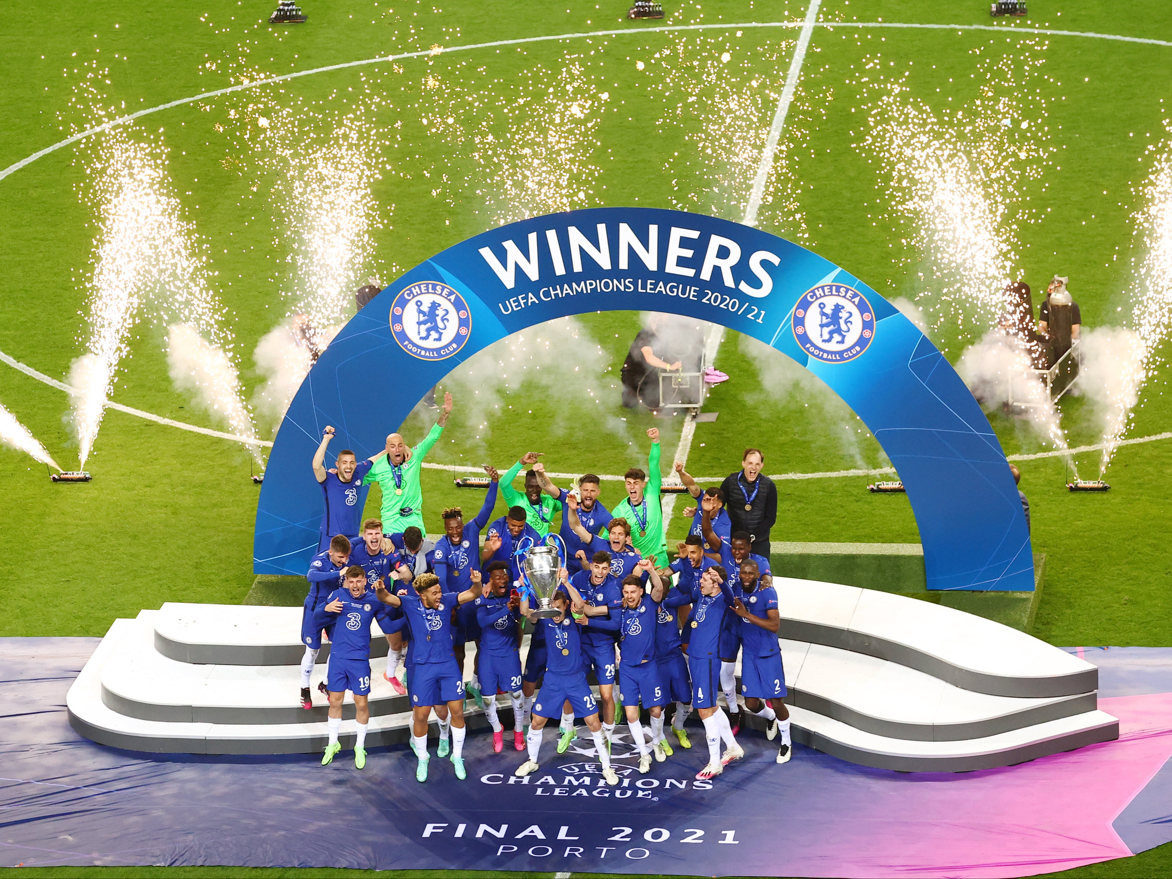 Chelsea have won a second European Cup