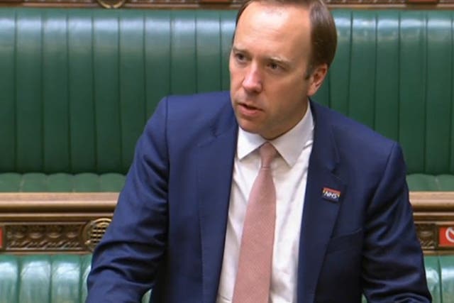 <p>Ministers including health secretary Matt Hancock have a difficult decision to make over their 21 June plans to lift the final stage of lockdown</p>