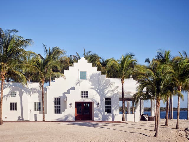 <p>A side-view of the hotel’s restaurant, which overlooks the sea</p>