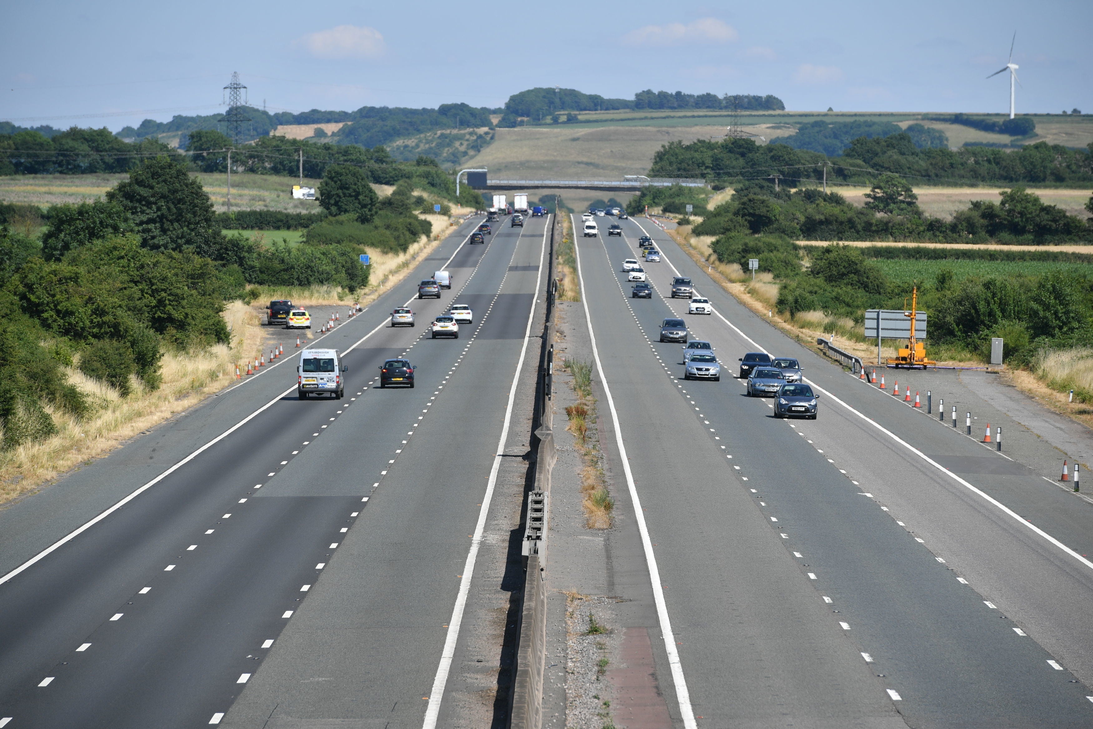 The M4 motorway near Bristol