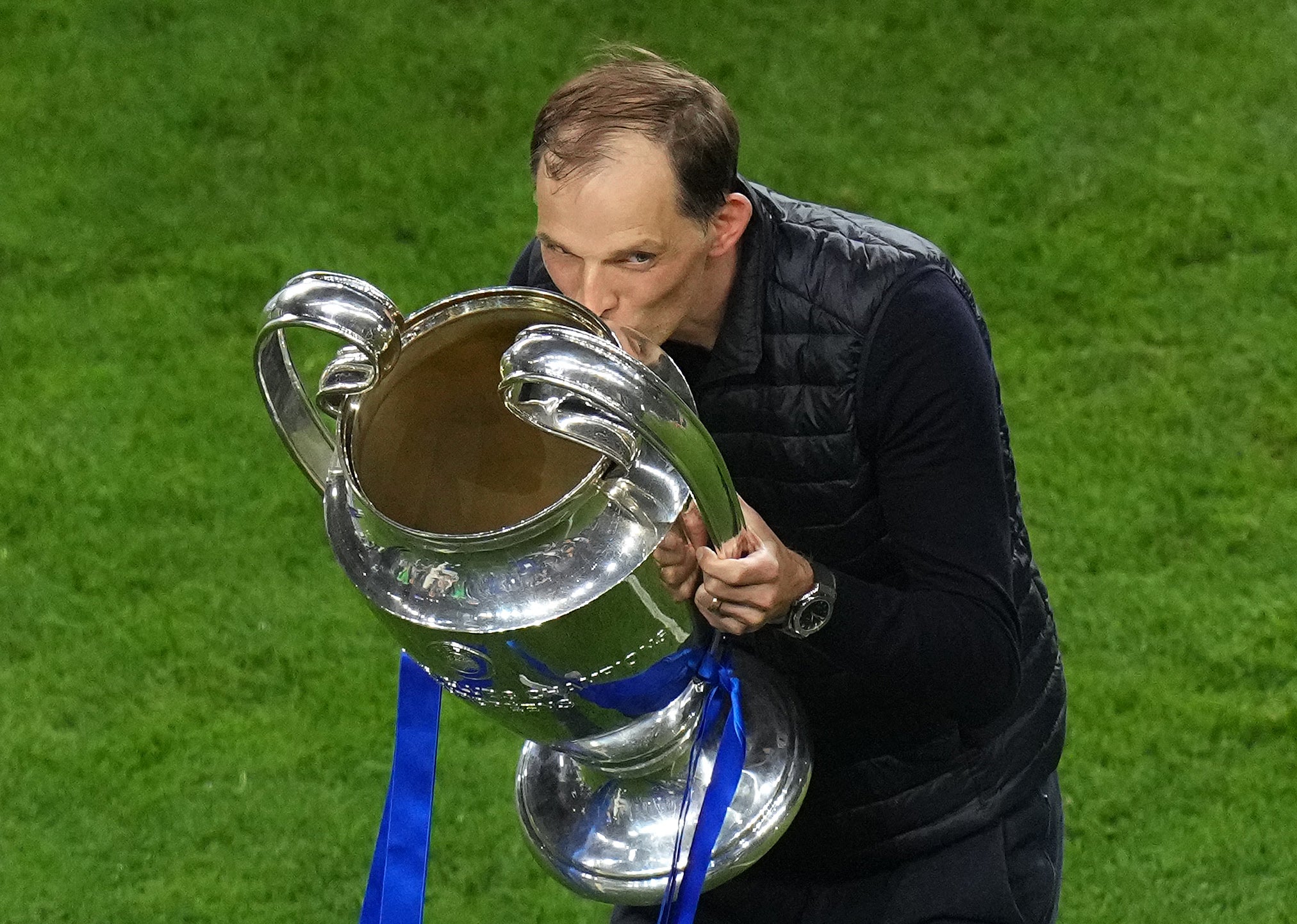 Thomas Tuchel got his hands on the European Cup a year on from being runner-up with PSG