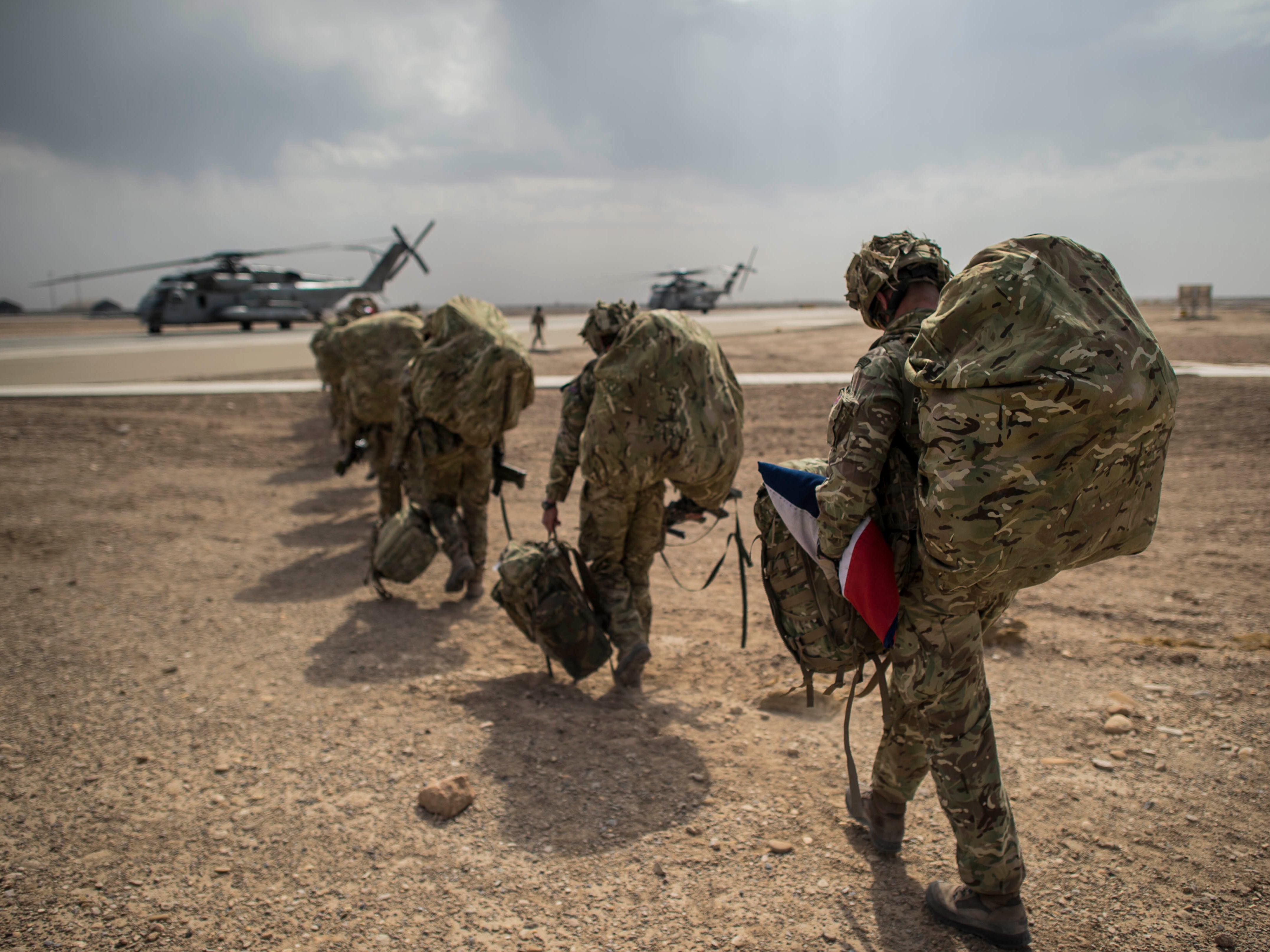 Around 750 British troops remain in Afghanistan, but their departure was hurried when the US announced it was withdrawing by 11 September