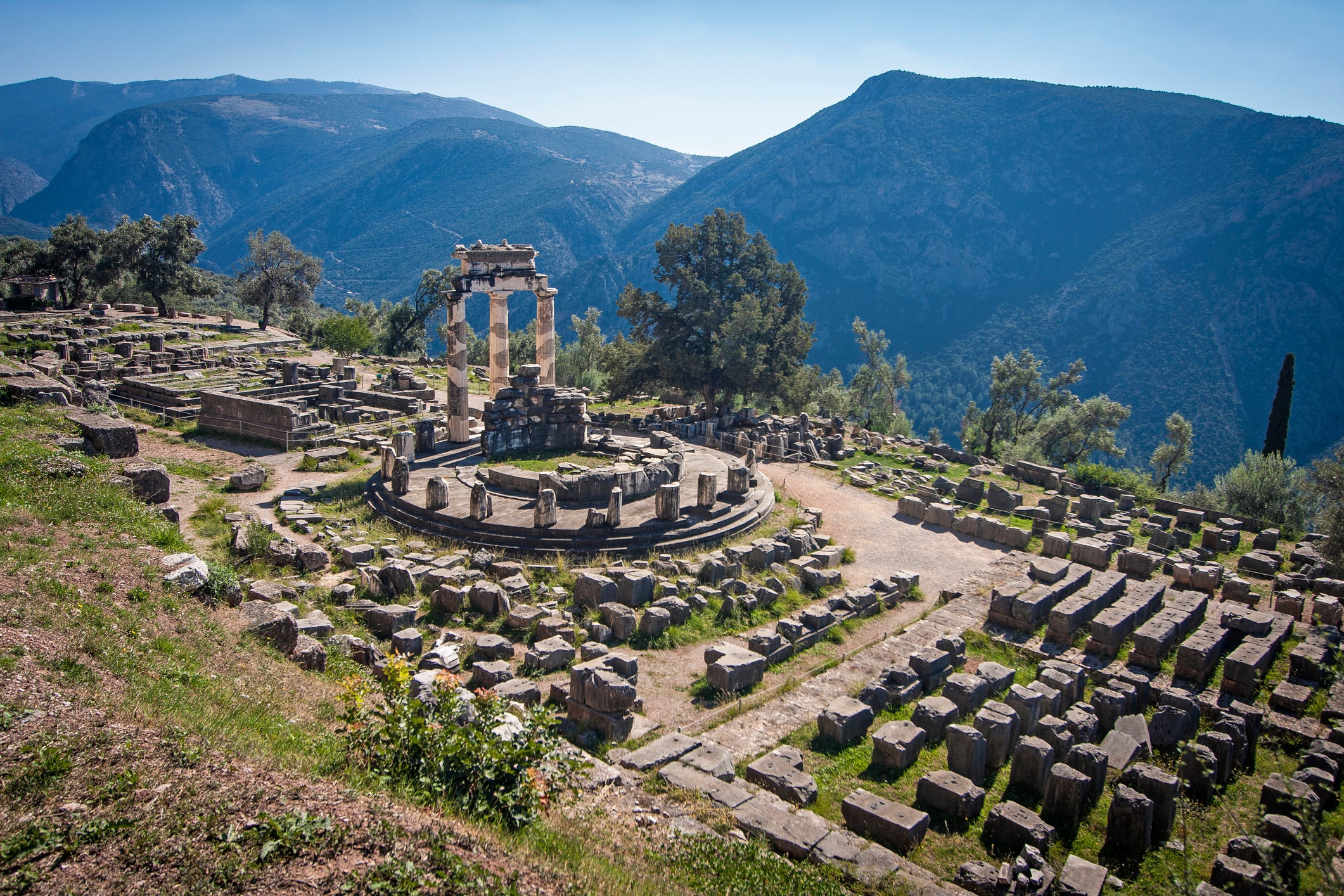 Source of the Oracle: the Temple of Athena at Delphi