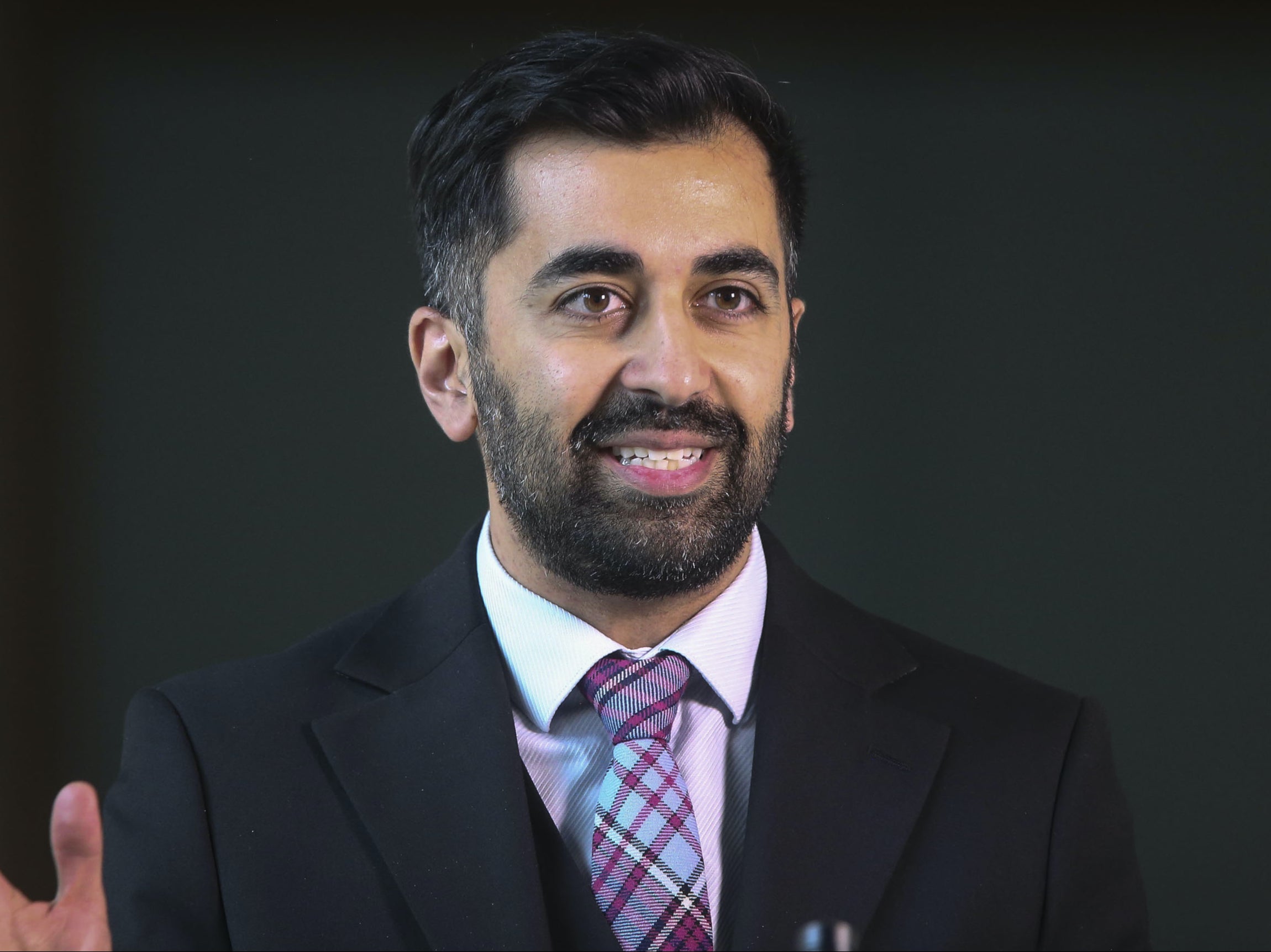Scottish health secretary Humza Yousaf was filmed falling off his knee scooter
